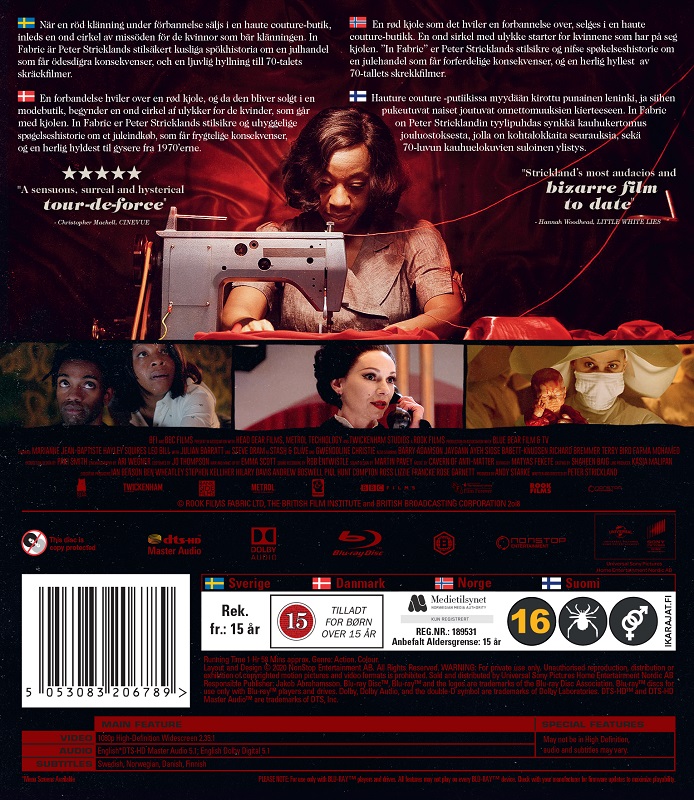 In Fabric Blu Ray Blu Ray Future Movie Shop